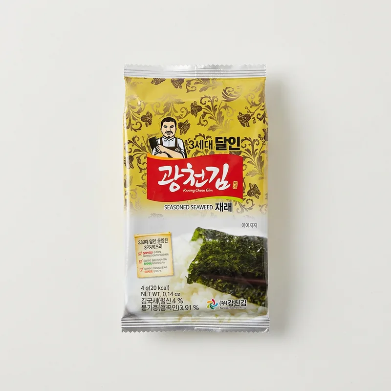 3대째 달인 광천김, 4g, 27봉