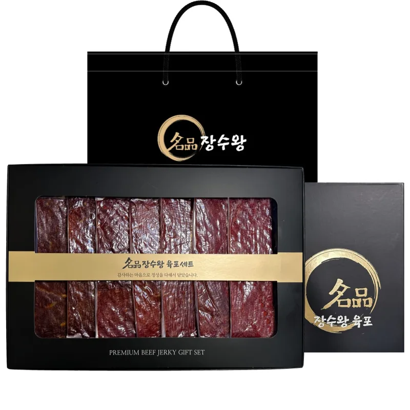 장수왕 육포 선물세트, 420g, 1개