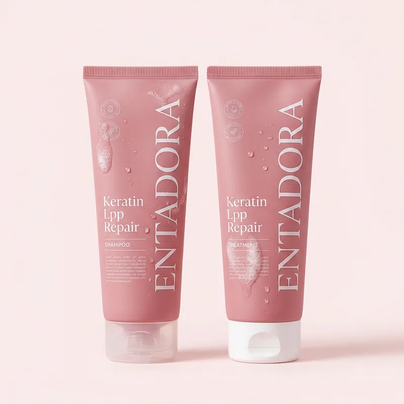 엔타도라 케라틴 LPP 리페어 샴푸, 80ml, 1개 + 트리트먼트, 80ml, 1개