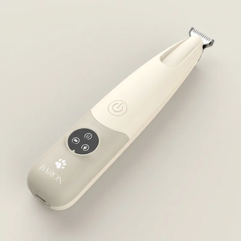 바론 이지풋프로 반려동물 발바닥 바리깡, 샌드베이지, 1개