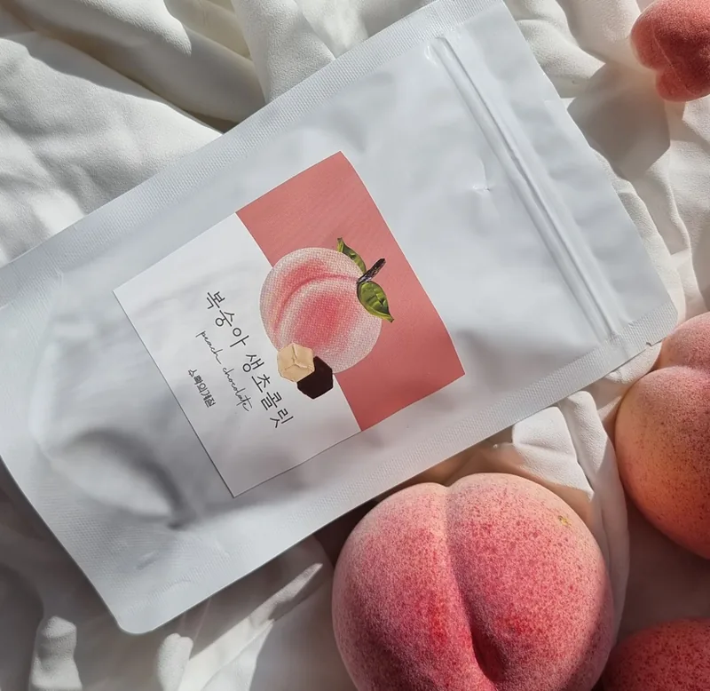 수확의 계절 복숭아 생초콜릿, 80g, 1개
