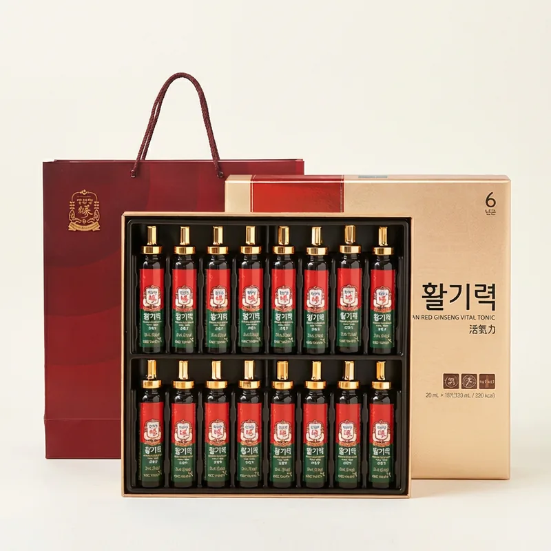 정관장 활기력 + 쇼핑백, 20ml, 16병, 1세트