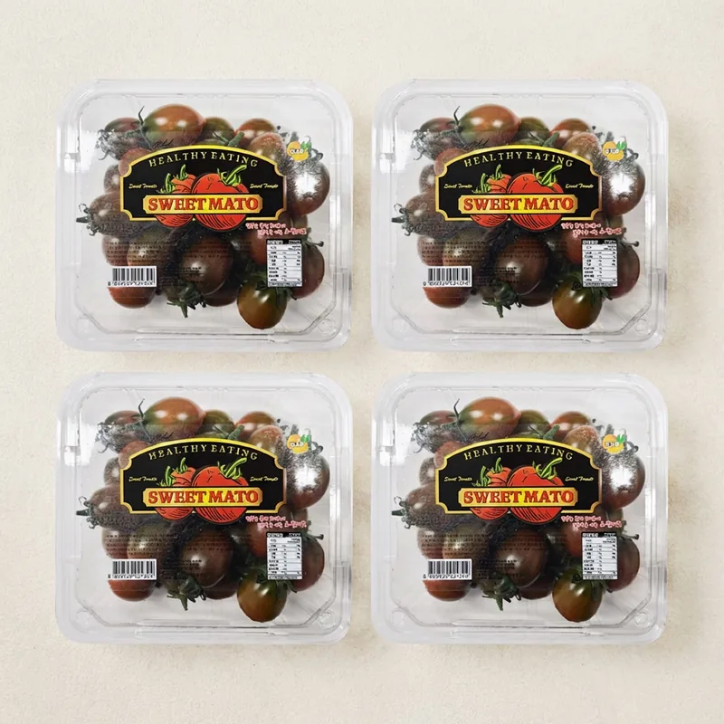과일꾼 스테비아 블랙 방울토마토, 500g, 4팩