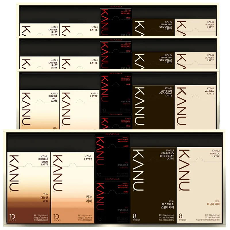 맥심 카누블렌드 선물세트 7호, 4개, 1박스
