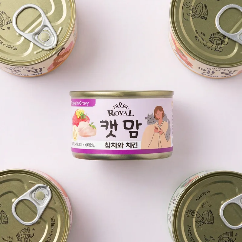 로얄 캣맘캔, 고양이, 160g, 24개입, 1개