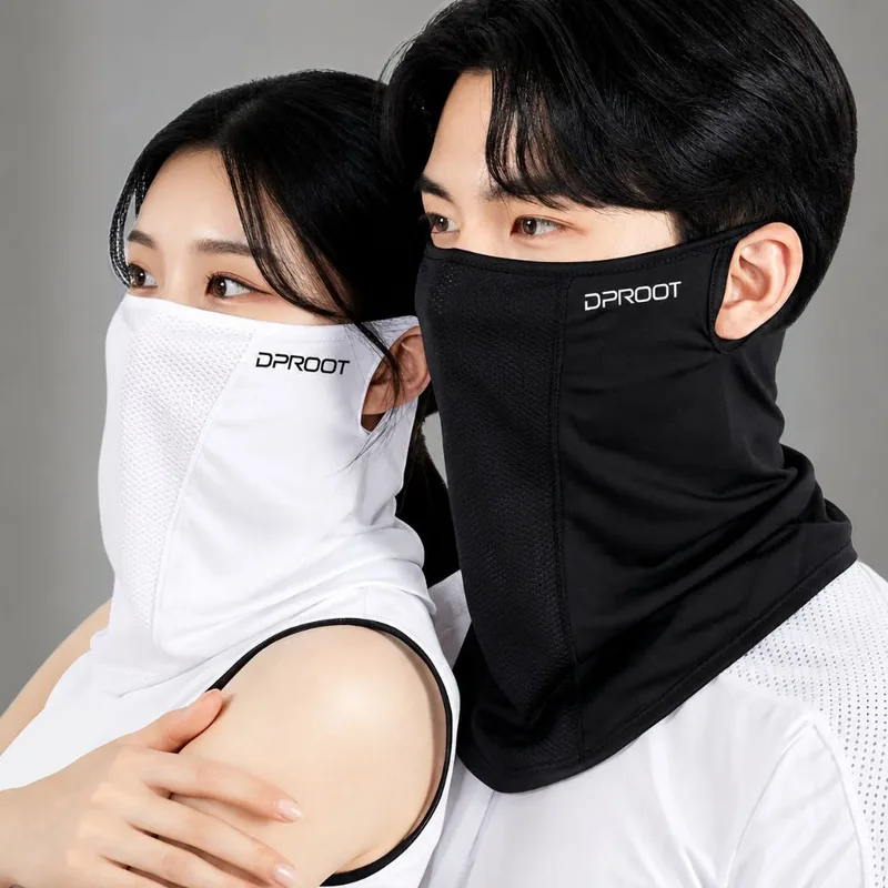 딥루트 자외선차단 마스크, 블랙+화이트, FREE, 1세트