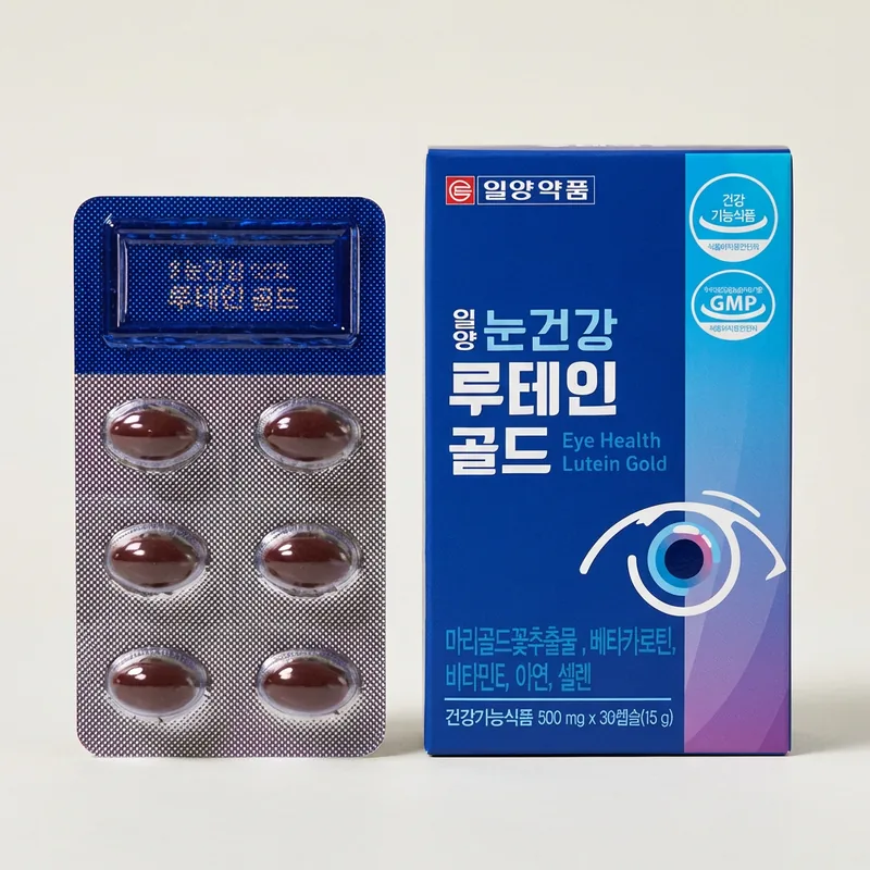 일양약품 눈건강 루테인 골드, 500mg, 30캡슐, 3박스