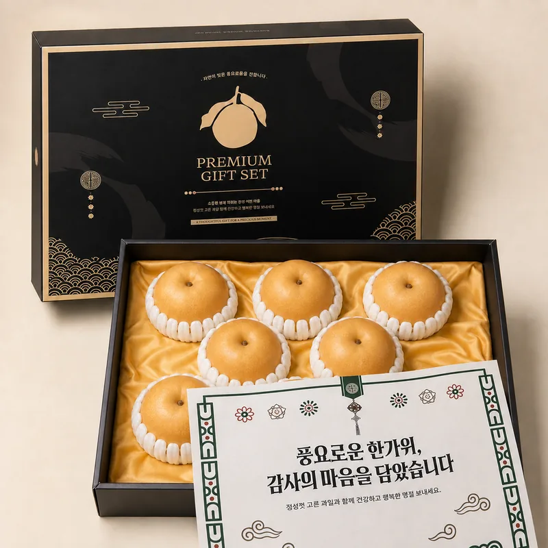 햇 배 과일 선물세트, 5kg, 1박스