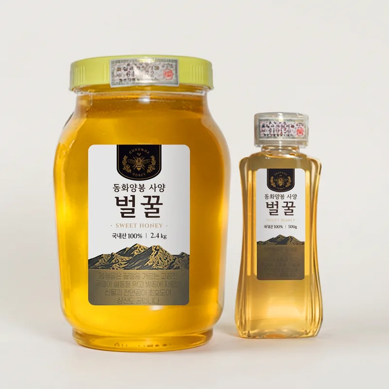 동화양봉 사양벌꿀, 2.4kg, 1개