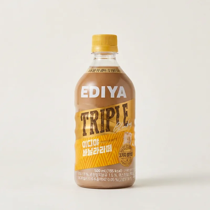 이디야커피 바닐라 라떼, 500ml, 24개