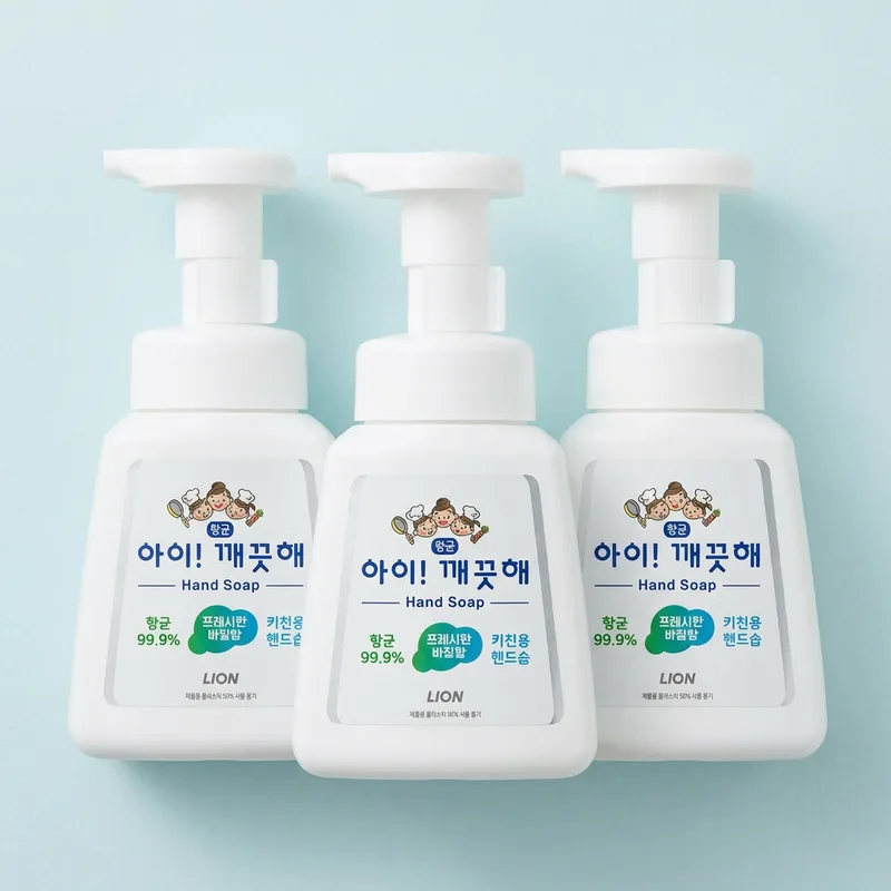 아이깨끗해 핸드워시 키친, 본품, 250ml, 1개 + 리필, 200ml, 3개