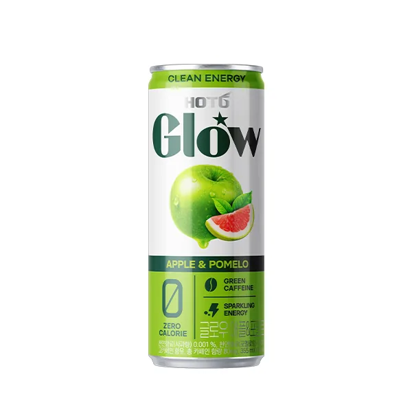 핫식스 글로우 애플&포멜로, 355ml, 24개