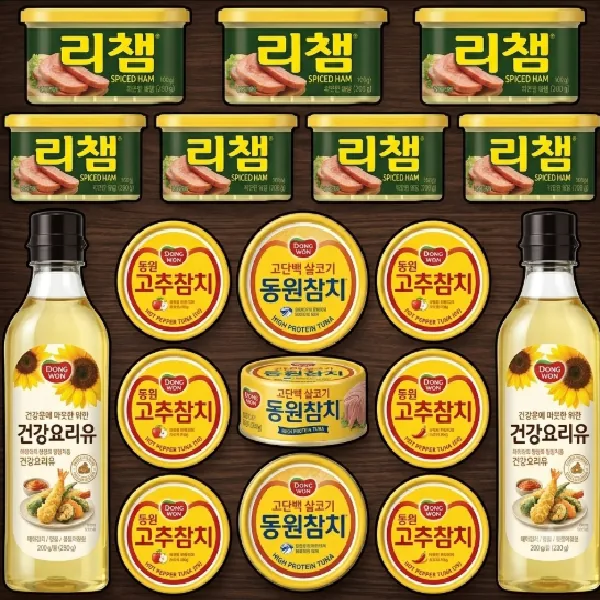 동원 스페셜 C3호 참치, 카놀라유 선물 세트, 4세트