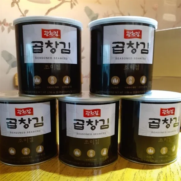 광천김 곱창김, 30g, 5캔