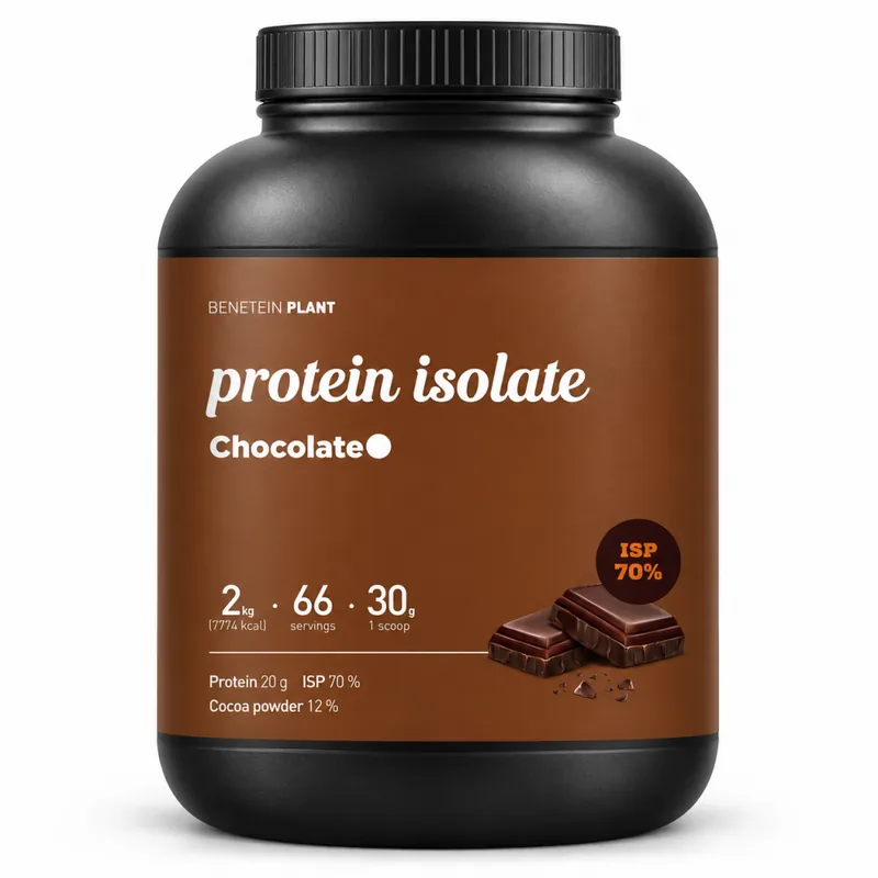 베네틴 플랜트 프로틴 쉐이크 아이솔레이트 초코맛, 2kg, 1개