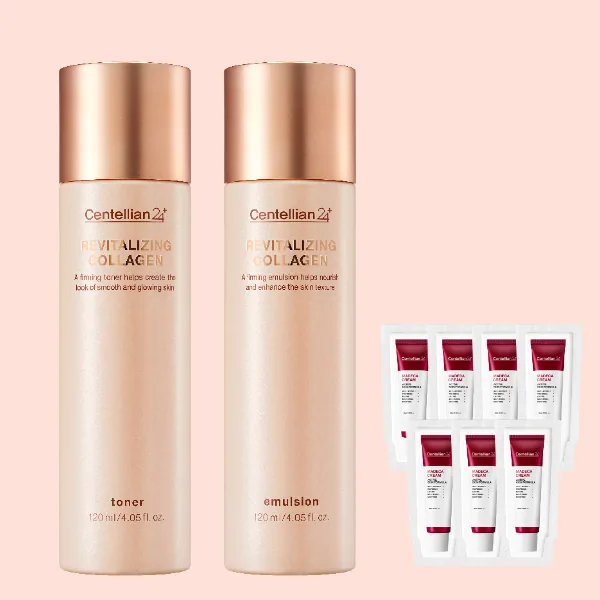센텔리안24 리바이탈라이징 콜라겐 토너, 120ml, 1개 + 리바이탈라이징 콜라겐 에멀전, 120ml, 1개 + 마데카크림, 1ml, 7개