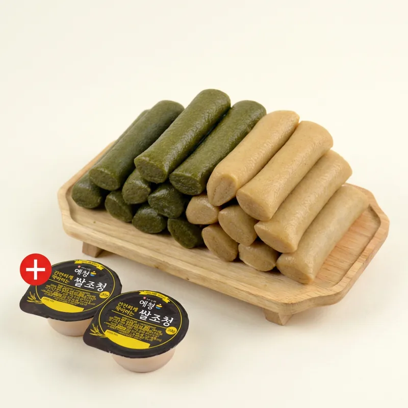 양주골호랑떡,먹을복 세트,발아현미1kg+현미쑥1kg,캡슐 쌀조청 2개 포함,1개