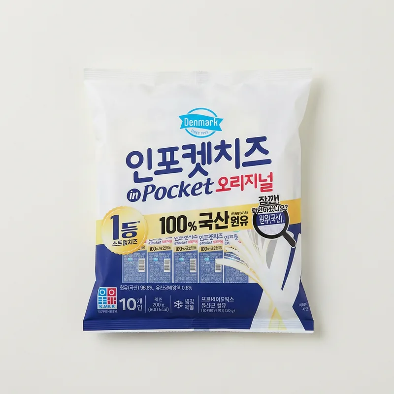 동원 덴마크 인포켓치즈 오리지널, 20g, 30개