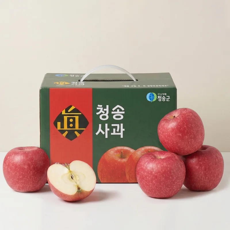 청송 홍로사과 명절 선물세트, GAP인증, 16-17과 내, 5kg, 1개