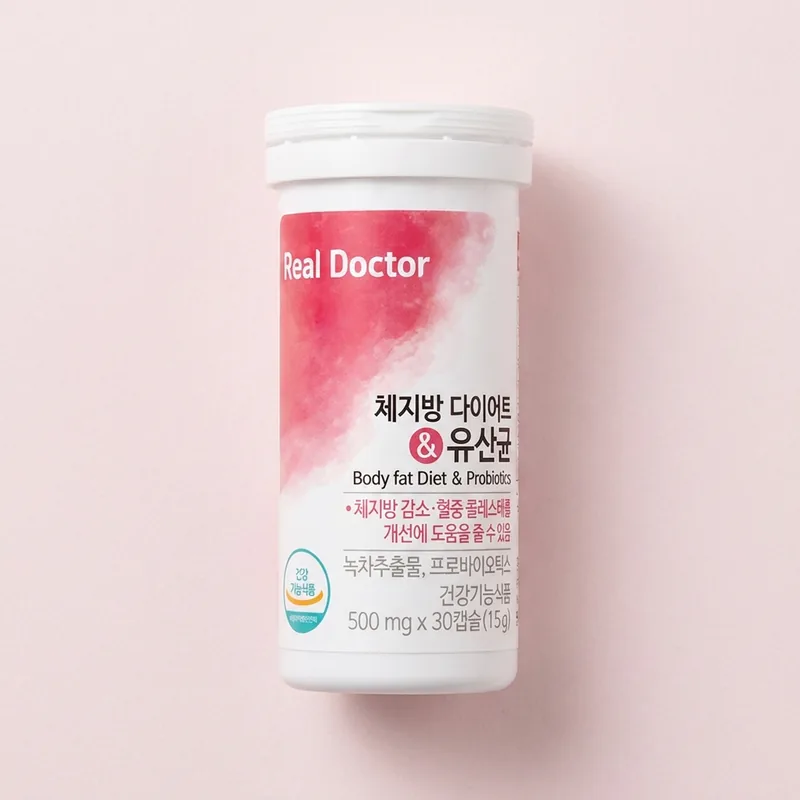 리얼닥터 체지방 다이어트 유산균, 500mg, 30캡슐, 3개