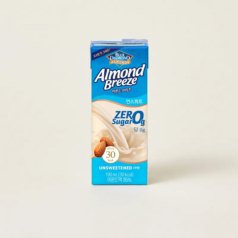 매일유업 아몬드브리즈 언스위트, 190ml, 24개