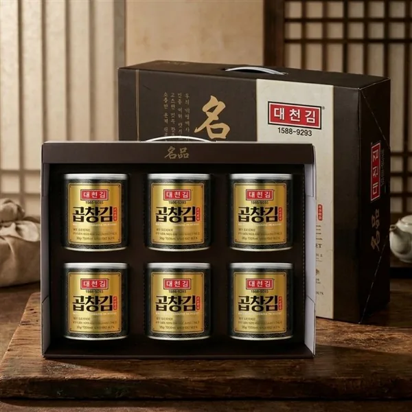대천김 곱창캔김 추석 선물세트, 30g, 6개, 1박스