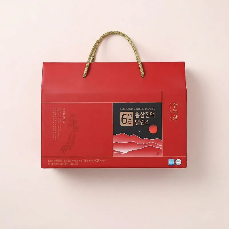정녹삼 6년근 홍삼진액 밸런스, 50ml, 30포, 2세트