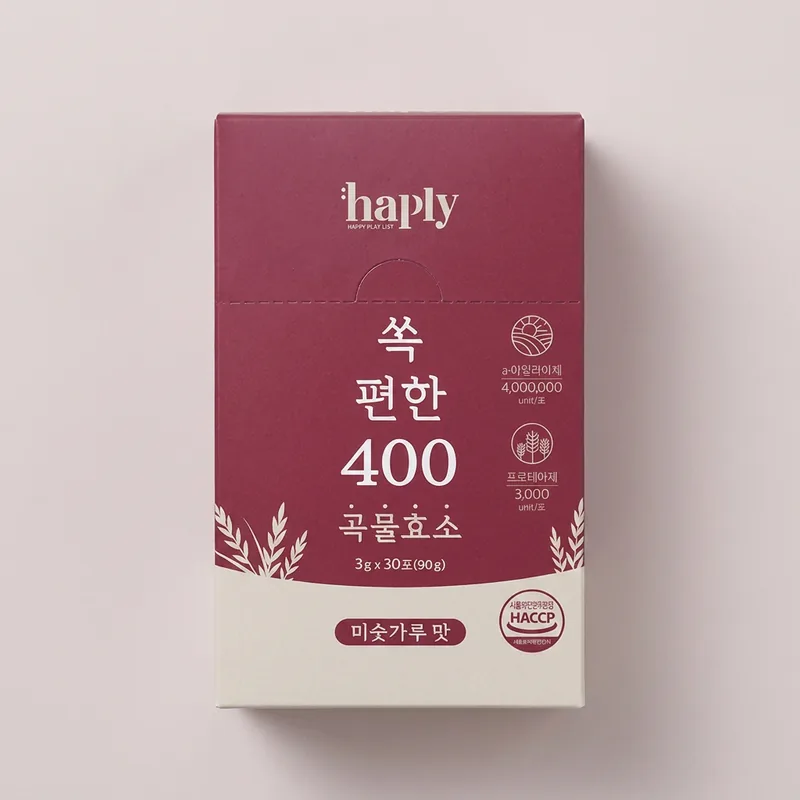 해플리 쏙 편한 400만 곡물효소, 30포, 1박스