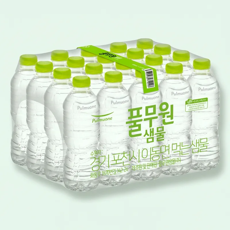 풀무원샘물 라벨 랜덤, 330ml, 40개