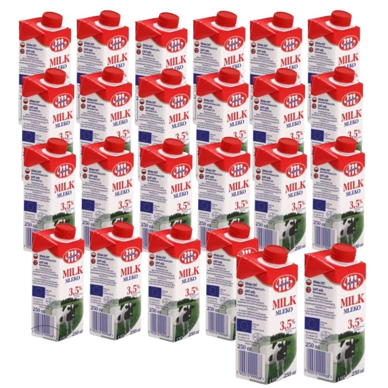 믈레코비타 3.5% 멸균우유, 250ml, 24개, 1개