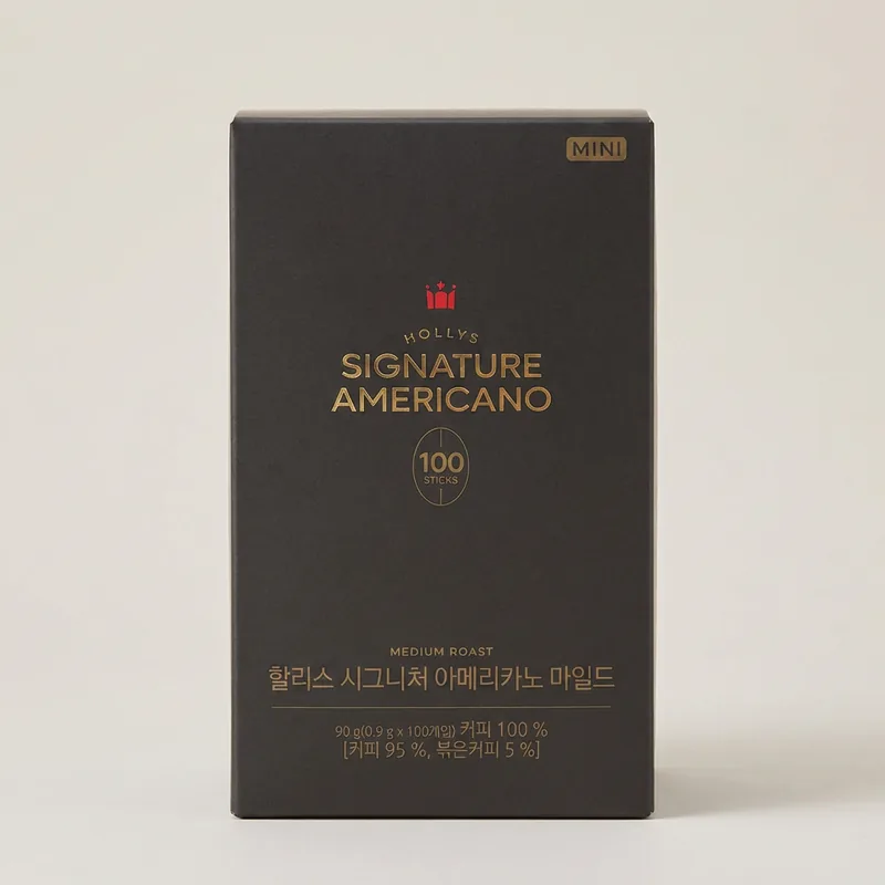 할리스 시그니처 아메리카노 미니, 마일드, 0.9g, 100개입, 2개