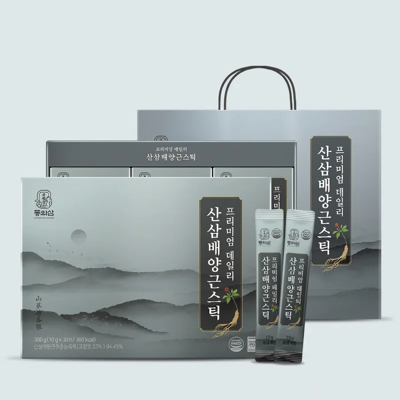 동의삼 프리미엄 데일리 산삼배양근스틱, 10g, 30포, 1개
