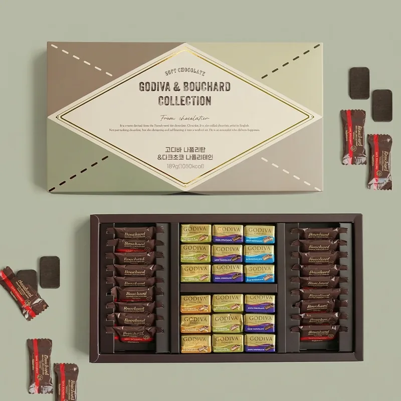 드림미당 소프트 초콜릿 고디바 부샤드 컬렉션, 250g, 1개
