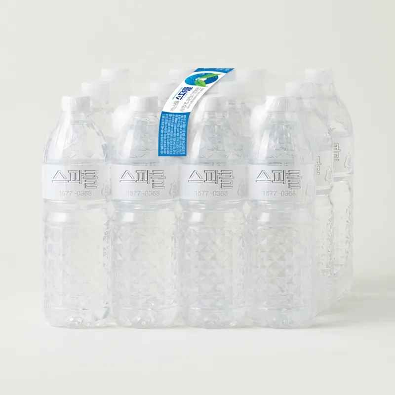 스파클 생수, 무라벨, 1L, 24개