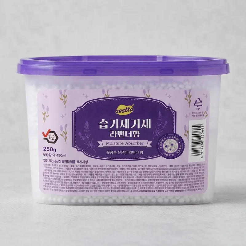제스타 습기제거제, 라벤더향, 250g, 18개