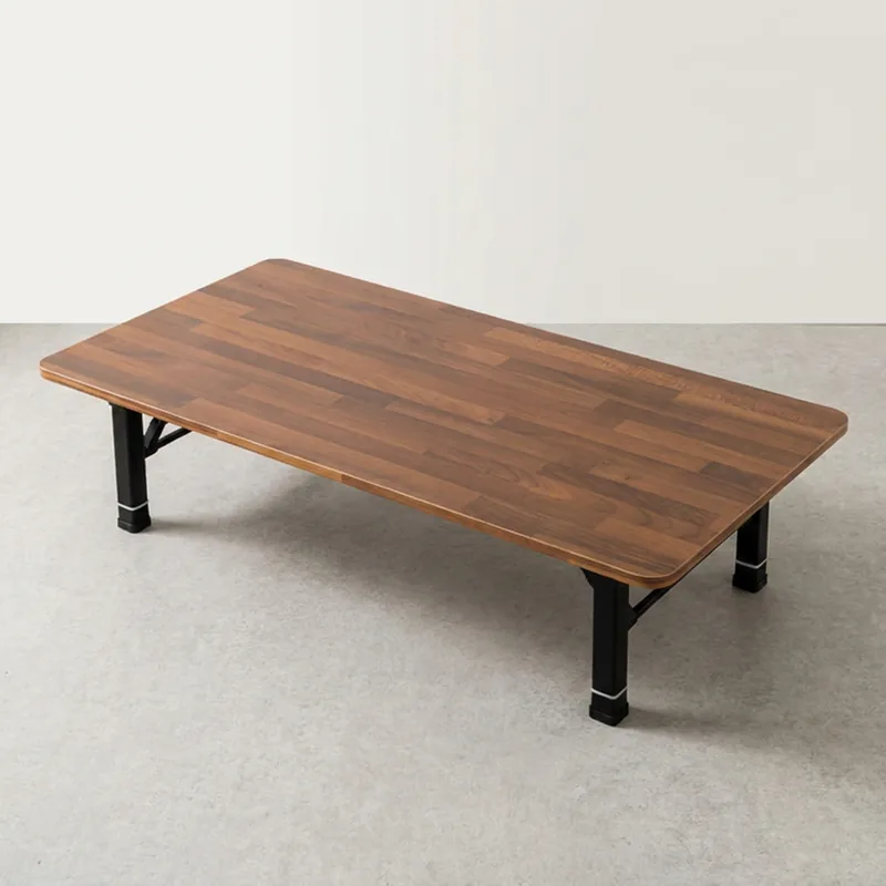 이반가구 쌍다리 4단 테이블, 멀바우 블랙, 1200x600mm, 1개