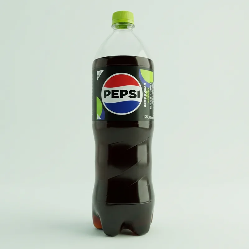 펩시콜라 제로 슈거 업소용, 라임향, 1.25L, 12개