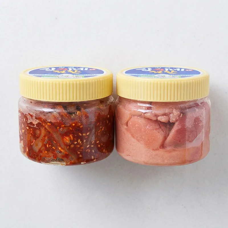 강경 오징어젓, 500g, 1개 + 명란젓 파지 세트, 500g, 1개