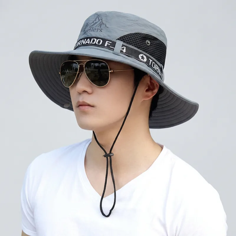 옴미 마운틴14 등산 자외선차단 벙거지 F14, 그레이, 59Cm, 1개