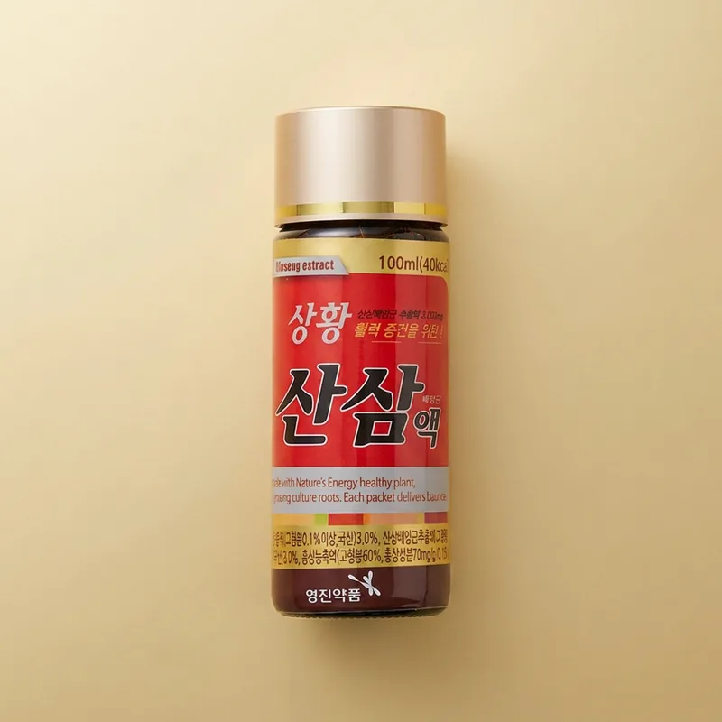 영진약품 상황 산삼배양근액, 100ml, 20개