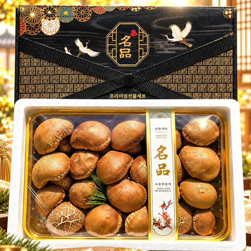 송화버섯 선물세트, 실속선물세트, 1kg, 1박스