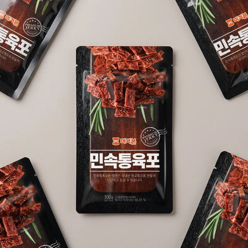 머거본 민속통육포, 100g, 4개