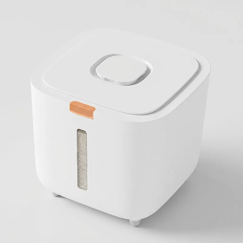 레토 원터치 쌀통, 화이트, 10kg, 1개